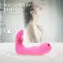 Wearable Wireless Remote Control with 10 Modes Waterproof USB Rechargeable Silicone Toy for Women