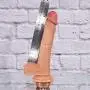 The Firefighter by FUKENA - Realistic Dual Density Silicone Dildo, 6.75 Inches Insertable (Light Skin with Colored Glans)