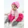 OCSDOLL Reborn Baby Dolls 22" Cute Realistic Soft Silicone Vinyl Dolls Huggable Baby Doll,Toddler Dolls for Girls