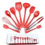 Alter-K-DJ 10PCS/SETDurable Silicone Non-Stick Kitchenware Heat Resistant Kitchen Cooking Utensils Baking Tool Cooking Tool Sets