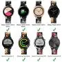 Koreda Compatible Samsung Galaxy Watch Active Bands/Galaxy Watch 42mm/Gear Sport Bands Sets, 20mm Soft Floral Print Sport Watch Strap Replacement Compatible Galaxy Watch Active 40mm R500 (3 Pack#7)