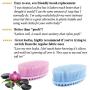 2 Pack Pink Avilana Exfoliating Silicone Body Scrubber Easy to Clean, Lathers Well, Eco Friendly, Long Lasting, And More Hygienic Than Traditional Loofah