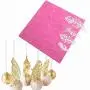 AK ART KITCHENWARE Feather Silicone Cake Lace Mat for Decorating Cake Molds Cupcake Decorations Cookie Tools Pink BLM-28