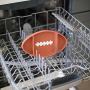 Bumkins Silicone Grip Dish, Suction Plate, Divided Plate, Baby Toddler Plate, BPA Free, Microwave Dishwasher Safe ? Football