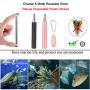 2 Pack Reusable Metal Straws Collapsible Stainless Steel Drinking Straw Portable Telescopic Straw with Case Black/Rose Gold