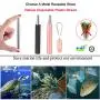 2 Pack Reusable Metal Straws Collapsible Stainless Steel Drinking Straw Portable Telescopic Straw with Case Black/Rose Gold