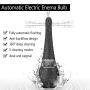 Automatic Electric Enema Bulb with 5 Frequency Modes,Medical Silicone Douche Bulb Rechargeable Waterproof Cleaner Kit for Men Women