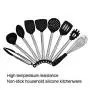 9 Pieces of Silicone Kitchen Utensils, Stainless Steel Handle Cooking Spoon Shovel Tool, Non-Stick Pan, Silicone Appliance, Kitchenware