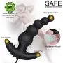 Massager Plug Wireless Control Silicone Pleásure Stimúlation Pàtterns for Wireless Rémote Control Amál Plùgs for Women Begínners Vibrartor Perfect Size Men Toys