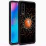 Huawei P30 Case with Basketball Fire Pattern Whimsical Design Bumper Black Soft TPU and PC Protection Anti-Slippery &Fingerprint Case for Huawei P30