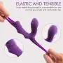 Soft Relax Massage Wireless Quiet Còckring Relax Toy Powerful Strong Vibration Delay Ring Silicone Massage Ring USB Charging Ceinim Relax Toys