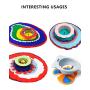 5 Pack Acrylic Pouring Strainers, Plastic Silicone Paint Pouring Strainers for Pouring Acrylic Paint and Creating Unique Patterns and Designs, Silicone Drain Basket, Flow Painting, Art Supplies