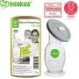 Haakaa Manual Breast Pump with Base 4 Fl Oz/100ml+Lid