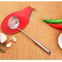 6 Pieces Set Kitchen Silicone Spoon Rest Heat Resistant Kitchen Utensil Rest Ladle Spoon Holder Colorful Spatula Holder Rest Kitchen Tool （2 Big and 4 Small Size）