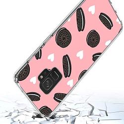 Samsung Galaxy S9 Case,Flexible Soft TPU Cover Shell,Slim Silicone Black Rubber Non-Slip Durable Design Protective Phone Case for Samsung Galaxy S9 -Biscuits