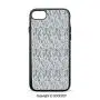 SCOCICI Non-Slip Drop Protection Smart Cell Phone Case Video Games Stylized Modern Circular Maze Path Curves Rounds Display Decorative Compatible with iPhone 7
