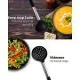 Kitchen Utensil Set, 13 Silicone Cooking Utensil Set, Silicone Utensil Spatula Set for Nonstick Cookware, ChicAid Kitchen Gadgets with Silicone Stainless Steel Handles(black, 13pcs)