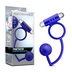 Performance Penetrator ? Anal Ball with Waterproof 10 function Vibrating Cock Ring -  Silicone Anal Toys ? Couples Toys