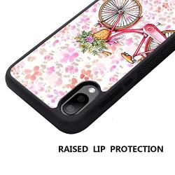 Samsung M10 Case,Flexible Soft TPU Cover Shell,Slim Silicone Black Rubber Non-Slip Durable Design Protective Phone Case for Samsung M10 -Bicycle