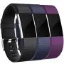 Maledan Bands Replacement Compatible with Fitbit Charge 2, 3-Pack, Women Men