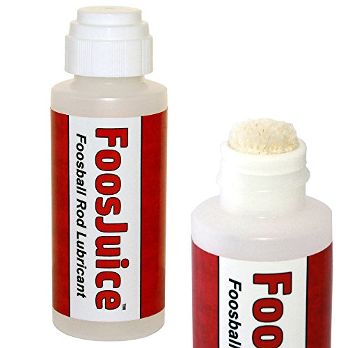 Spot On FoosJuice 100% Silicone Foosball Rod Lubricant with Dauber Top Applicator - The Clean and Easy to Use Lube