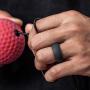 ThunderFit Silicone Rings, 7 Rings / 1 Ring Wedding Bands for Men - 8.7 mm Wide - 2.5mm Thick
