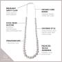 Goobie Baby Audrey Silicone Teething Necklace for Mom to Wear, 100% Safe Silicone (Teething Necklace, Marble)
