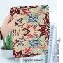 Samsung Galaxy Tab E 9.6 Case,T560 and T561,[Coloured Drawing Pattern],Flower,Arabesque Ornate Floral Vivid Traditional Ethnic Boho Elegance Pattern,Maroon Beige Violet Blue
