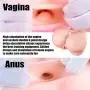 Lifelike 3D Life sizedTPE Dolls with 2 Opening Toys for Men Love doles for Man Realistic Adults Toys for Men Bedroom Self Pleasure (14.9×14.17×10.2 in)