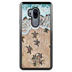 LG G7 ThinQ Case, Baby Turtle Shock-Absorption TPU Rubber Bumper LG G7 ThinQ Case, Ultra Thin Slim Protective Cover for LG G7 ThinQ-Black