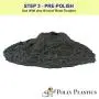 Rock Tumbler Refill Grit Media Kit (3 pounds) by Polly Plastics | 4-Steps for Tumbling Stones
