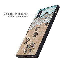 iPhone Xs iPhone X Case, Baby Turtle Shock-Absorption TPU Rubber Bumper iPhone Xs iPhone X Case, Ultra Thin Slim Protective Cover for iPhone Xs iPhone X-Black