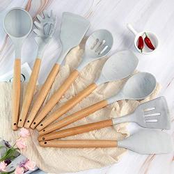Cooking spoon shovel kitchen cooking spoon shovel eight pieces food grade silicone high temperature non-stick kitchen utensils, Kitchenware