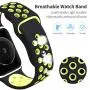 Bravely klimbing Compatible with Apple Watch Band 44mm 42mm 40mm 38mm, Soft Silicone iWatch Bands Replacement Sport Bands for iWatch Series 5 4 3 2 1 for Men and Women S/M M/L