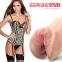 Standard Deep Throat Cup Male Masturbators Pocket Pussy 3D Textured Vagina and Mouth Adullt Toys for Woman Silicone Tshirt