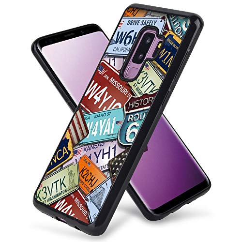 Samsung Galaxy S9 Plus License Plate Glossy Edge Cell Phone Case [6.2"]