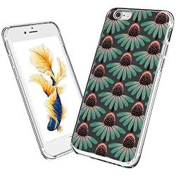 iPhone 6 Plus or iPhone 6s Plus (5.5-Inch) Transparent Phone Shell Case Flower Soft Plastic