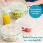 Silicone Stretch Lid 12-Pack - 6 Sizes - Eco Lifestyle Stretchable Silicone Lid Flexible Silicone Lids Food and Bowl Covers to Keep Your Food Fresh - Reusable Stretch And Seal Lids Zero Waste