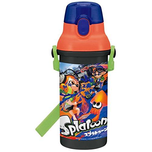 SKATER straight drink plastic one-touch bottle 480ml Splatoon PSB5SAN
