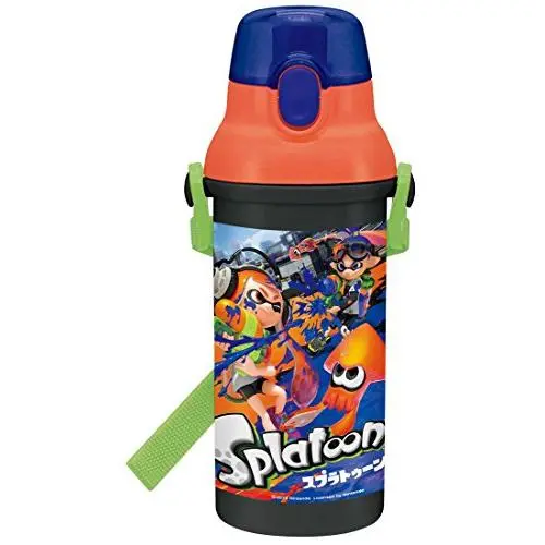 SKATER straight drink plastic one-touch bottle 480ml Splatoon PSB5SAN