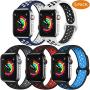 Bravely klimbing Compatible with Apple Watch Band 44mm 42mm 40mm 38mm, Soft Silicone iWatch Bands Replacement Sport Bands for iWatch Series 5 4 3 2 1 for Men and Women S/M M/L