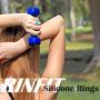 Rinfit Silicone Wedding Ring for Men/Women - 3 or 5 Rings Pack - Designed Silicone Rubber Band Thin 5.5 mm Width - Thin, Comfortable and Durable Wedding Ring Replacement - Matching Sets