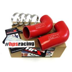 HPS 57-1291-RED Red Silicone Air Intake Hose (Post MAF Tube)