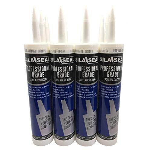 SILA-SEAL Professional Grade 100% RTV Silicone, case of 12 (Aluminum), 1pc Tube