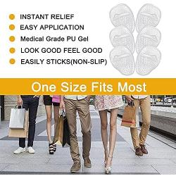 LUNXIFS Metatarsal Pads for Women 6PCS Ball of Foot Cushions Shoe Inserts Women Foot Pads White 2