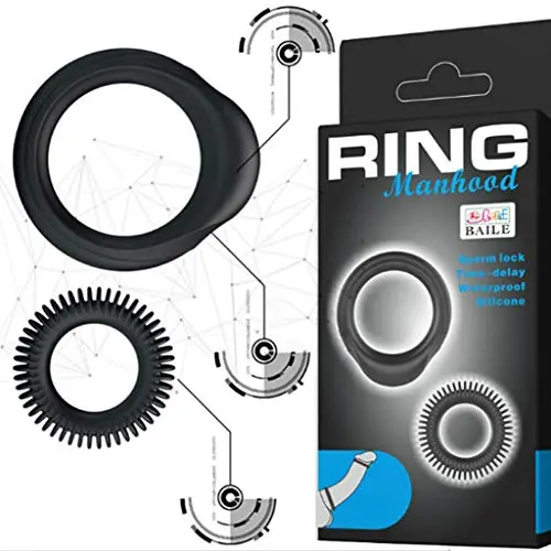 QYIYA 100% Safe Silicone Ring Toys for Sex for Men