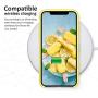 SURPHY Silicone Case for iPhone XR, Slim Liquid Silicone Soft Rubber Protective Phone Case Cover (with Soft Microfiber Lining) Compatible with iPhone XR 6.1", Yellow