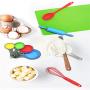 Silicone Kitchenware Set Cooking Utensils FDA Ten Sets of High Temperature Non-stick Cookware Baking Barbecue Tool Safe Use in the Dishwasher Microwave Oven
