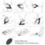 Rechargeable Massager, for Relaxation Remote Massaging Man with Multiple Vibrating Speed and Patterns …