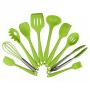 Xigeapg 10 Pcs Kitchenware Silicone Heat Resistant Kitchen Cooking Utensils Non-Stick Baking Tool Cooking Tool Sets